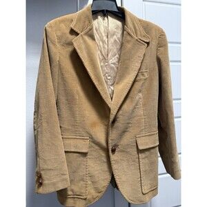 Vintage Lobo By Pen West Men’s Corduroy Tan Blazer 40
